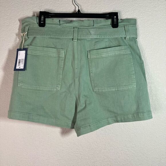 Universal Thread Women Green High Waist Shorts Bow‎ Tie Belt Multiple Sizes NWT - Picture 5 of 6